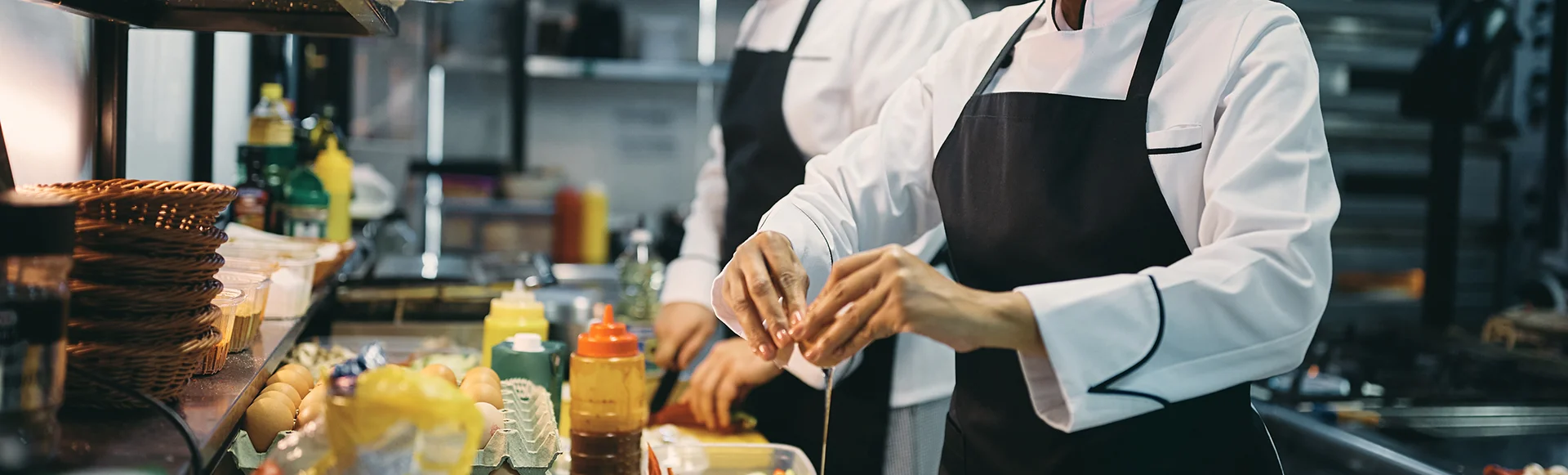 Tablier cuisine et restaurant professionnelle en polyester