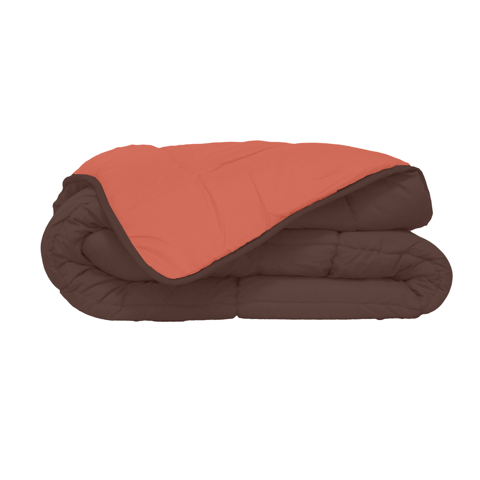 Reverse bicolore - Chocolat / Corail