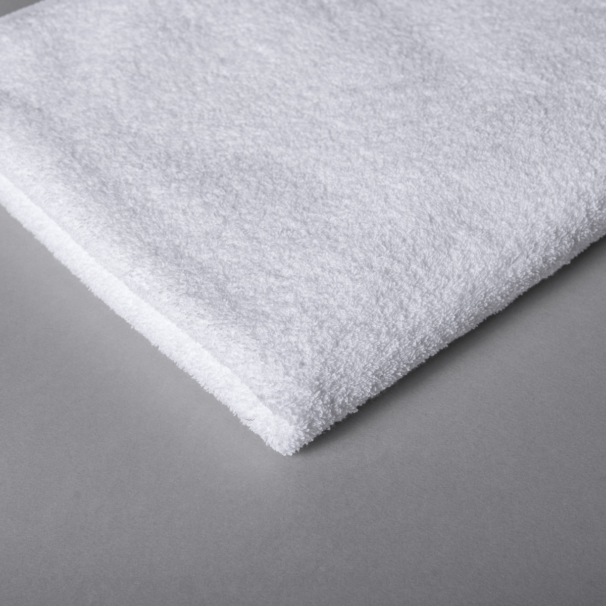 Drap de bain 100 % coton blanc 500g/m²