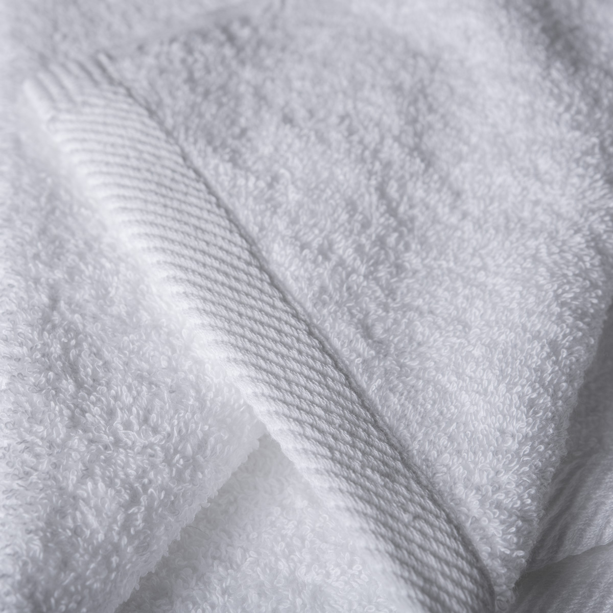 Drap de bain 100 % coton blanc 500g/m²