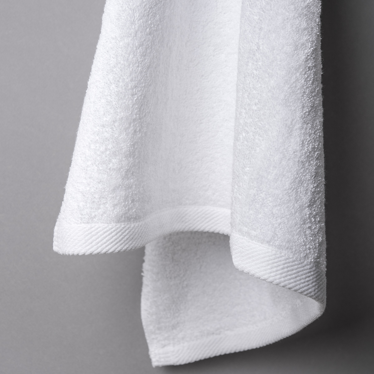 Drap de bain 100 % coton blanc 500g/m²