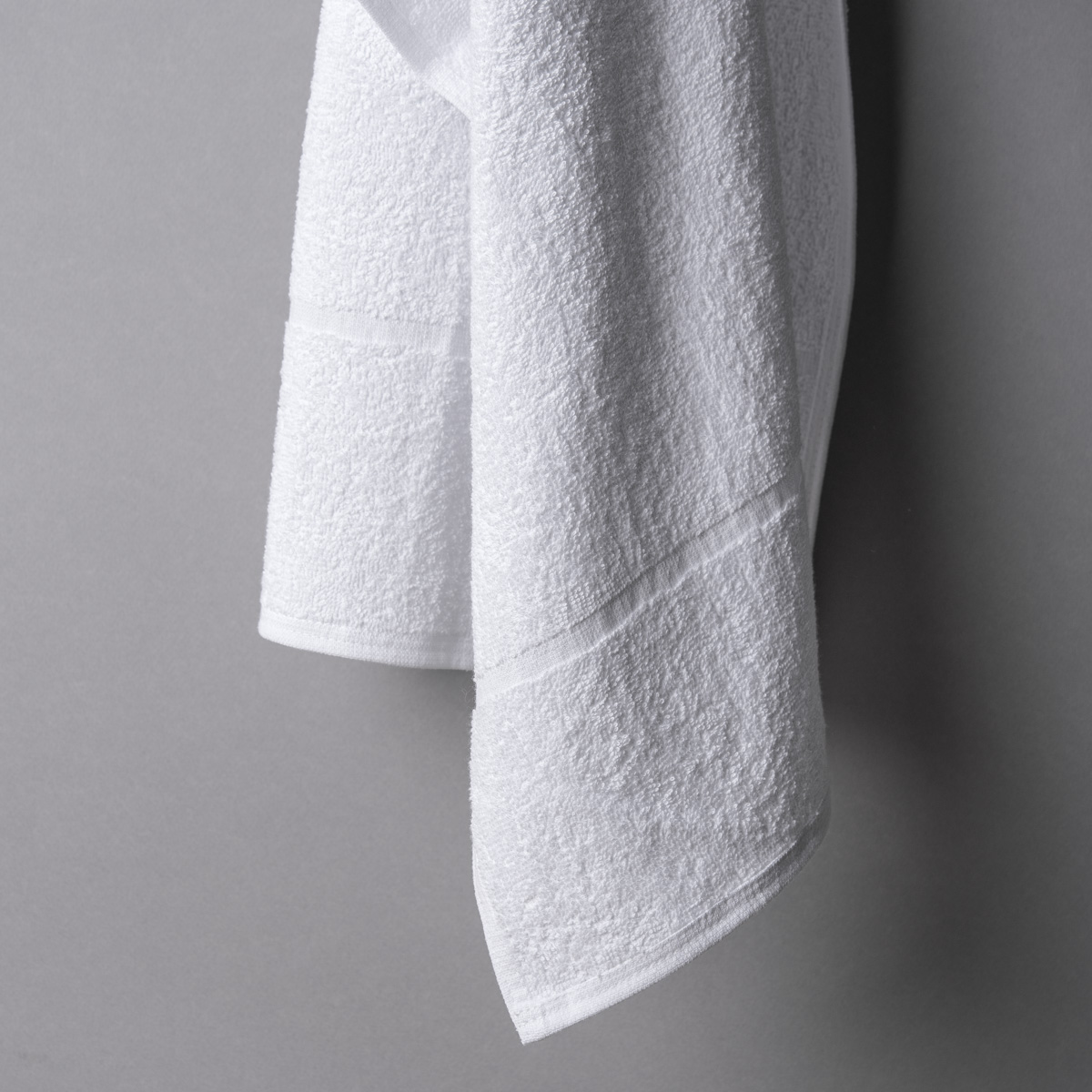 Drap de bain blanc 100 % coton