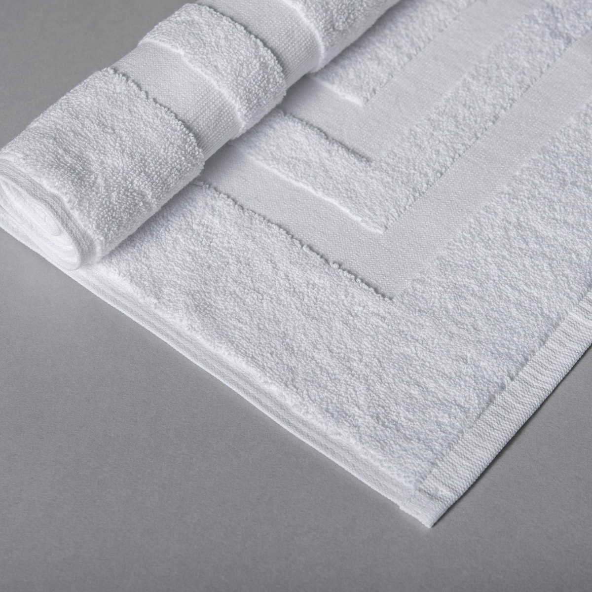 Tapis de bain blanc