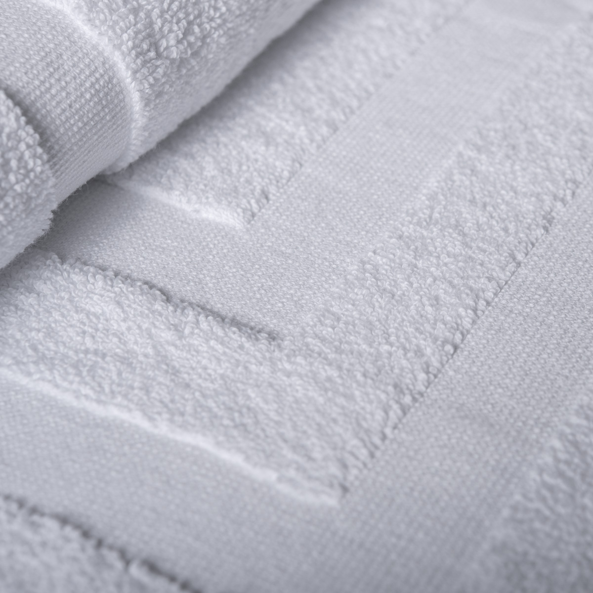 Tapis de bain blanc