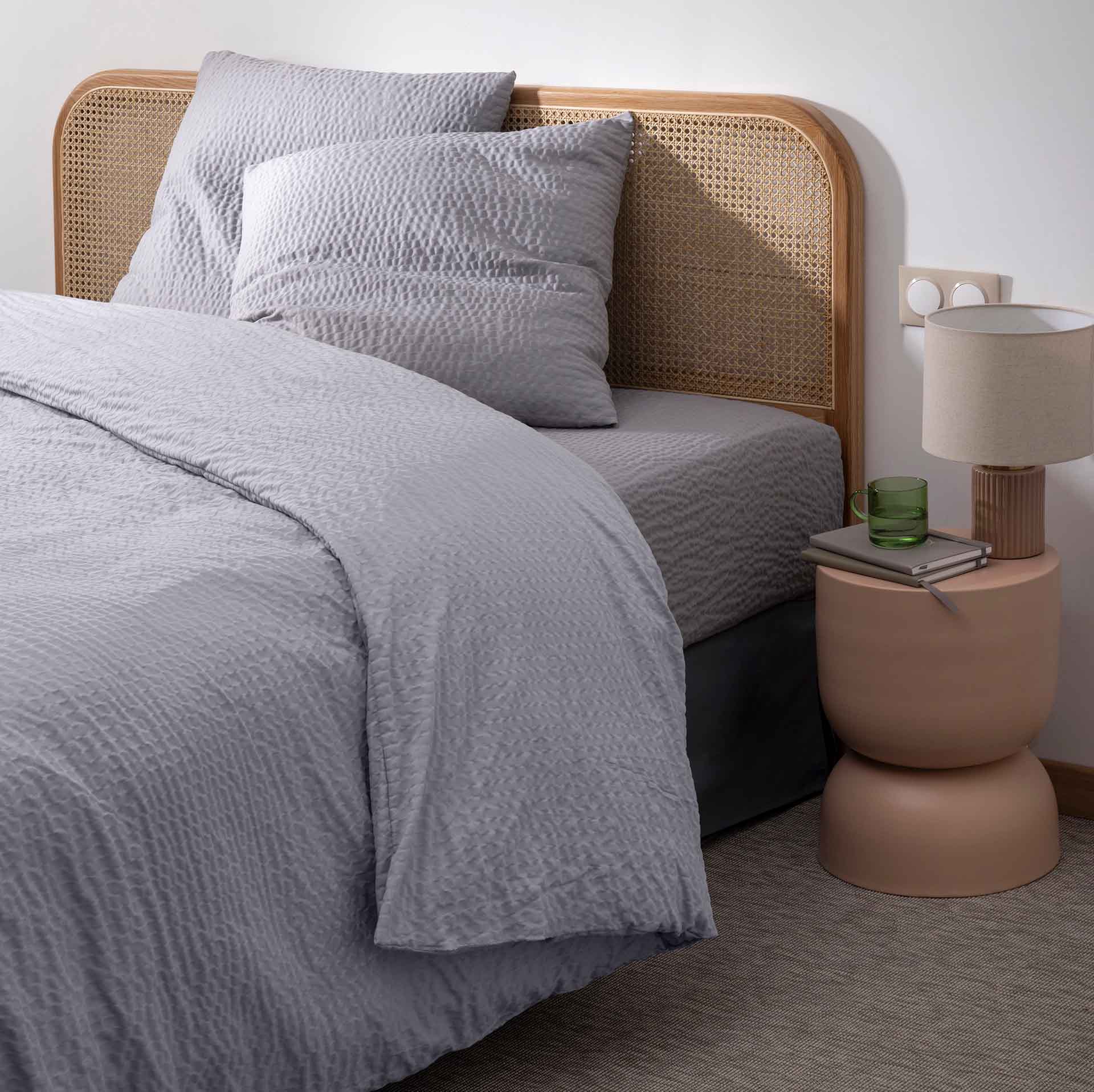Drap plat Centium wave - blanc