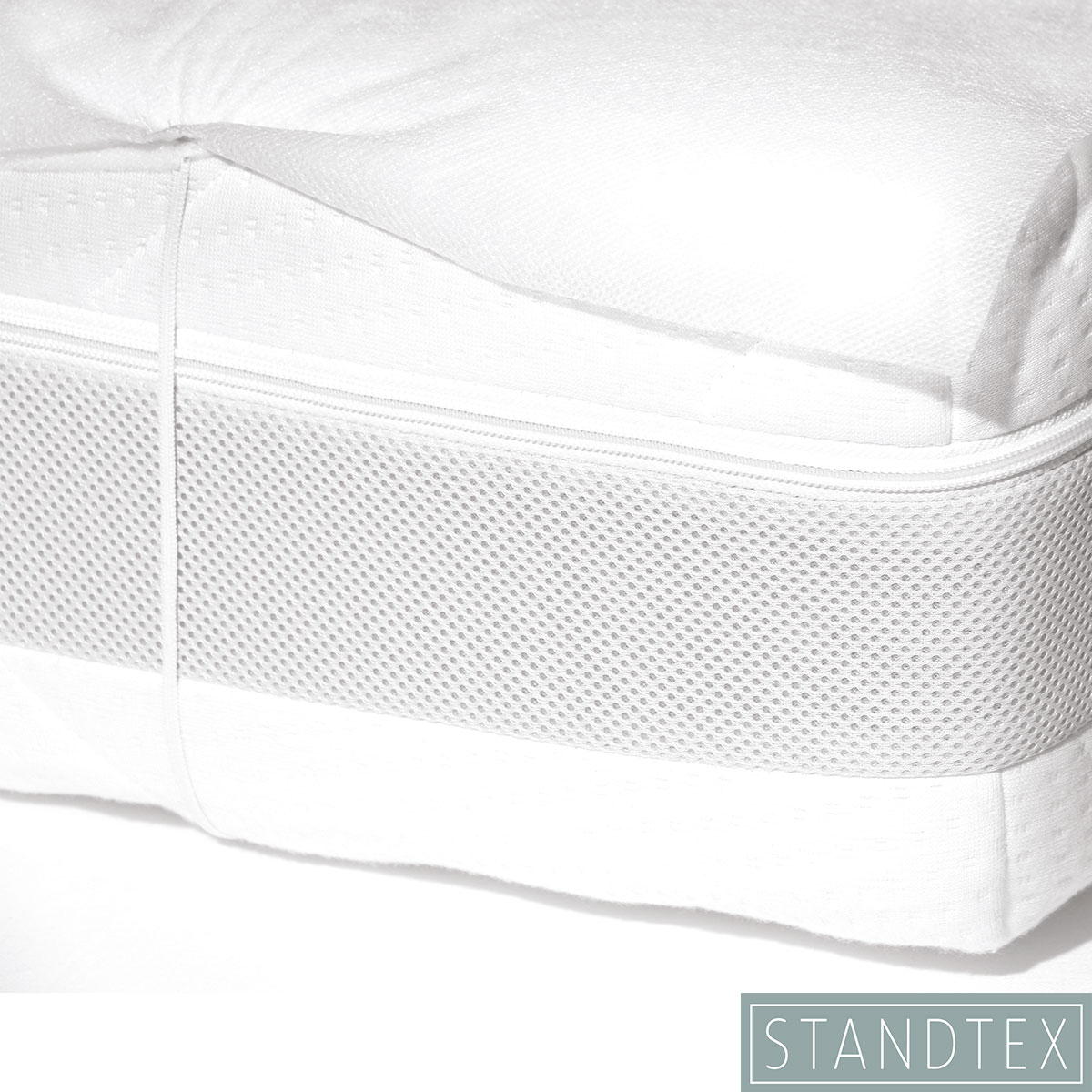 Surmatelas Bien Etre percale coton et microfibre 900 g 160x200 cm